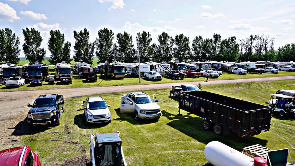 RV and Camping at Edmonton Gun Club 